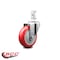 Service Caster 4 Inch Red Polyurethane Wheel Swivel 7/8 Inch Square Stem Caster SCC SCC-SQ20S414-PPUB-RED-78 - alternate 3